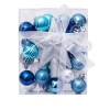 Christmas decorations 3cm set 30 Christmas ball tree top star Gift Box Set Christmas Tree Pendant