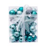 Christmas decorations 3cm set 30 Christmas ball tree top star Gift Box Set Christmas Tree Pendant