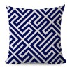 Japanese printed geometric pillow cover office sofa pillow back cushion cover polyester pillow cover
