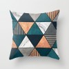 Home pillowcase wood grain national style holding pillowcase living room sofa decorative pillowcase cushion