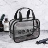 Tommill wash bag portable travel fitness transparent waterproof bath bag swimming bag large capacity portable cosmetic bag