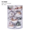 Hot Christmas decorations 6cm8cm / 16pcs transparent ball Christmas Ball Set Christmas Tree Pendant