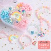 Children's love box diy make handmade beaded cartoon educational toy manufacturer girl wear bead bracelet necklace