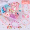 Children's love box diy make handmade beaded cartoon educational toy manufacturer girl wear bead bracelet necklace