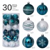 Christmas decorations 6cm / 30pcs special shaped painted Christmas Ball Set Christmas Tree Pendant