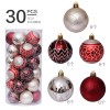 Christmas decorations 6cm / 30pcs special shaped painted Christmas Ball Set Christmas Tree Pendant