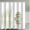 Shower curtain set bathroom curtain shower curtain digital printing polyester waterproof shower curtain customization