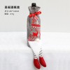 Christmas decorations Rudolph wine bottle set three-dimensional old man wine bottle bag beard red wine bag gift
