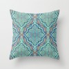 Home by pillow case name family style Moroccan Bohemian Mandala holding pillow case