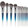 Brush 12 Makeup Brushes Set gradient plastic handle makeup brush full set of makeup tools multi-color optional