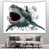 Dinosaur tapestry hanging cloth ins wind home decoration cloth live broadcast background cloth bedroom living room wall hanging