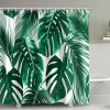 Shower curtain tropical plant shower curtain shower curtain Polyester Waterproof Shower Curtain no punching