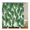 Shower curtain tropical plant shower curtain shower curtain Polyester Waterproof Shower Curtain no punching