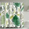 Shower curtain tropical plant shower curtain shower curtain Polyester Waterproof Shower Curtain no punching