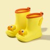 Children rain boots cartoon cute rain boots three-dimensional non-slip children rain boots yellow duck dinosaur baby rain boots