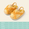 Children's cotton slippers 1-4 years old cute girls autumn and winter indoor slippers non-slip soft bottom indoor home