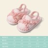 Children's cotton slippers 1-4 years old cute girls autumn and winter indoor slippers non-slip soft bottom indoor home