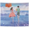 Cartoon background cloth ins tapestry lovely bedroom live photo tapestry can be customized according to the drawing