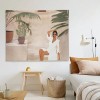 Small fresh Morandi hanging cloth tapestry wall decoration cloth art hanging picture background cloth wall hanging tapestry