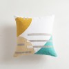 Ins Nordic style home stay pillow case cotton canvas towel embroidered pillow living room bedroom cushion office chair waist pillow
