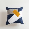 Ins Nordic style home stay pillow case cotton canvas towel embroidered pillow living room bedroom cushion office chair waist pillow