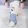 Autumn and winter dog four legged clothes thickened cotton clothes Chinese antique new year cat clothes pet Hanfu