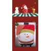 Christmas Decoration Christmas cloth seat cover Christmas party Santa Snowman elk seat cover