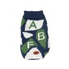 2020 new product dog clothing small and medium cats and dogs knitted sweater letter printing breathable autumn and winter plus velvet pet clothes	