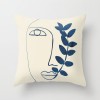 Earth color Morandi pillow case abstract oil painting rainbow geometry pillow case