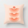 Earth color Morandi pillow case abstract oil painting rainbow geometry pillow case