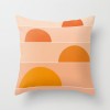 Earth color Morandi pillow case abstract oil painting rainbow geometry pillow case
