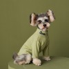 Small dog clothes summer and autumn thin high collar bottomed shirt medium and small dog Chenery Bomei Teddy cat underwear