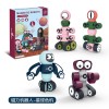 magnetic robots blocks set for kids stacking robot toys SETM