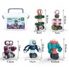magnetic robots blocks set for kids stacking robot toys SETM