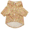 Dog clothes autumn Plush flower shirt Teddy Chenery Bomei VIP kitten pet autumn winter clothes