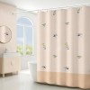 Cartoon shower curtain polyester shower curtain digital printing thickened waterproof toilet curtain balcony curtain customization