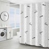 Cartoon shower curtain polyester shower curtain digital printing thickened waterproof toilet curtain balcony curtain customization