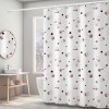 Cartoon shower curtain polyester shower curtain digital printing thickened waterproof toilet curtain balcony curtain customization