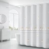 Cartoon shower curtain polyester shower curtain digital printing thickened waterproof toilet curtain balcony curtain customization