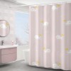 Cartoon shower curtain polyester shower curtain digital printing thickened waterproof toilet curtain balcony curtain customization