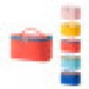 Counter gift leather PU portable zipper cosmetic bag cosmetic box storage hand wash bag customizable