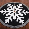 Christmas Tree Skirt knitting wool tree bottom apron atmosphere Decoration Christmas Tree Skirt snowflake