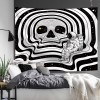 Thickenedqa cloth tapestry exaggerated abstract style hanging cloth background cloth shielding cloth