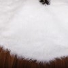 Pure white tree foot Hotel shopping mall White Plush Christmas tree bottom decoration Plush Christmas trees