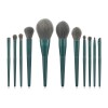 11 Cosmetic Brushes Set Beauty tools set green cloud beauty tools