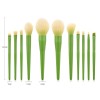 11 Cosmetic Brushes Set Beauty tools set green cloud beauty tools
