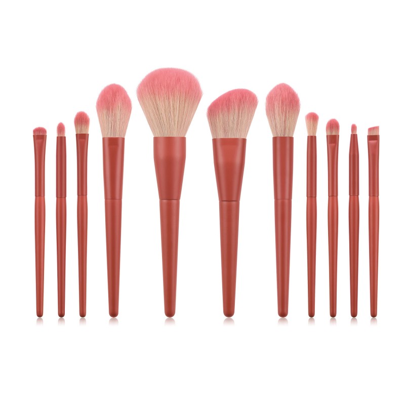 11 Cosmetic Brushes Set Beauty tools set green cloud beauty tools