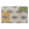 Simple thickened bathroom absorbent Floor Mat Carpet door entry household flocking non slip mat bedroom mat