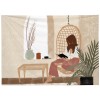 Direct selling Nordic style simple bedside hanging cloth ins background cloth layout room decoration wall cloth bedroom tapestry