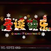 2021 Christmas window stickers static stickers shopping malls parties Christmas static stickers active atmosphere supplies